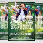 Download Back to School Bash PSD Flyer Template Now