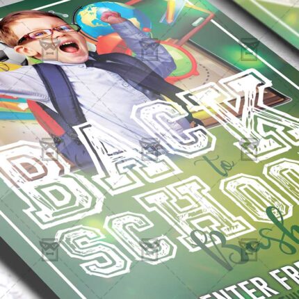 Download Back to School Bash PSD Flyer Template Now