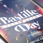 Download Bastille Day Celebration PSD Flyer Template Now