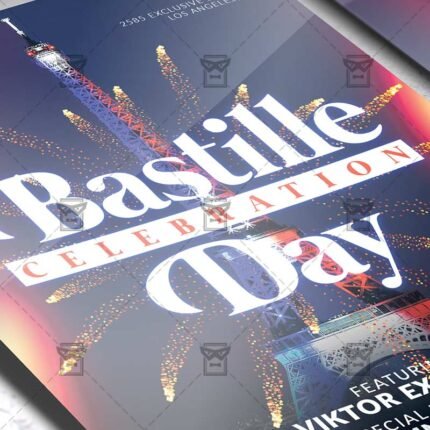 Download Bastille Day Celebration PSD Flyer Template Now