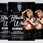 Download Black and White Affair PSD Flyer Template Now
