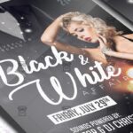 Download Black and White Affair PSD Flyer Template Now