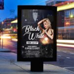 Download Black and White Affair PSD Flyer Template Now