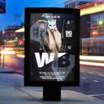 Download Black and White Bash PSD Flyer Template Now