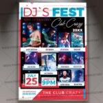 Download DJ Festival Flyer - PSD Template