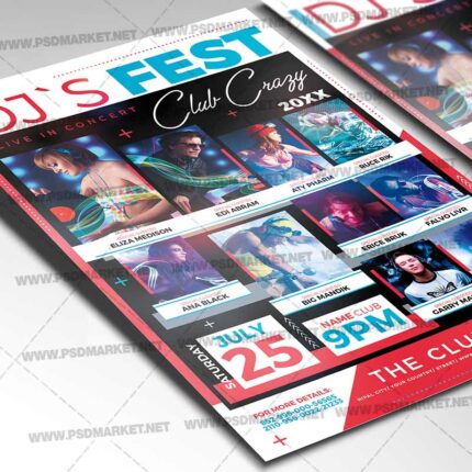 Download DJ Festival Flyer - PSD Template-2