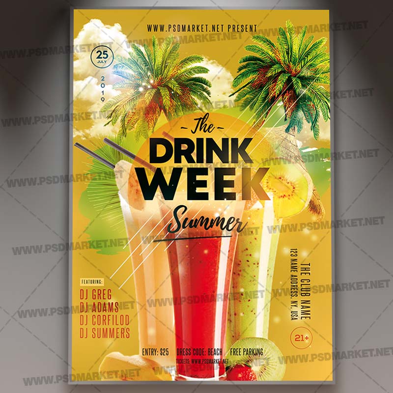 drink_week_flyer_psd_psdmarket_1.jpg Download Drink Week Flyer - PSD Template