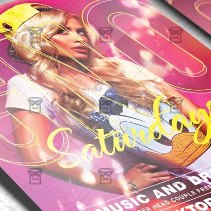 Download GNO Saturdays PSD Flyer Template Now