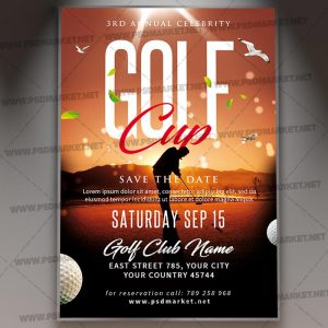 Download Golf Cup Flyer - PSD Template