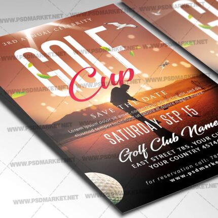 Download Golf Cup Flyer - PSD Template-2