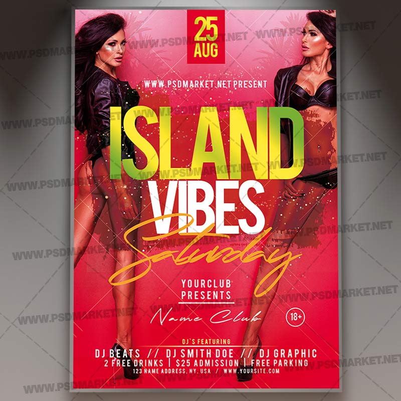 island_vibes_flyer_psd_psdmarket_1.jpg Download Island Vibes Flyer - PSD Template
