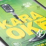 Download Karaoke Bash PSD Flyer Template Now