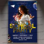 Download School Back Night Flyer - PSD Template