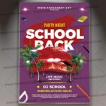 Download School Back Party Flyer - PSD Template