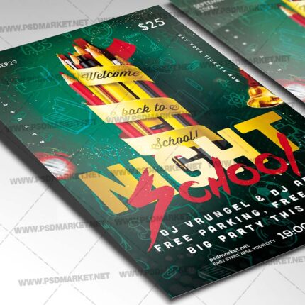 Download School Night Flyer - PSD Template-2