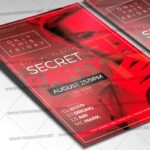 Download Secret Party Flyer - PSD Template-2