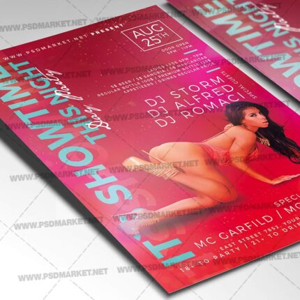 Download Show Time Flyer - PSD Template-2