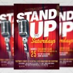 Download Stand Up Saturdays PSD Flyer Template Now