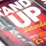 Download Stand Up Saturdays PSD Flyer Template Now