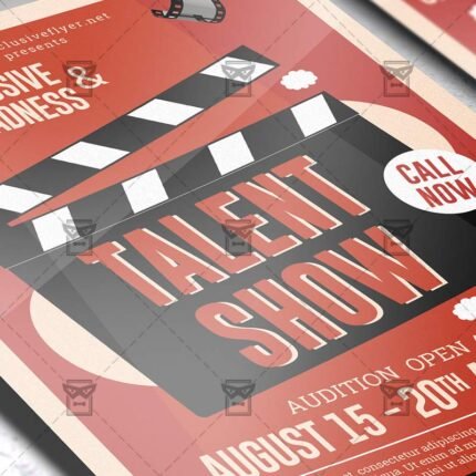 Download Talent Show PSD Flyer Template Now