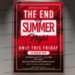 Download The End of Summer Night Flyer - PSD Template