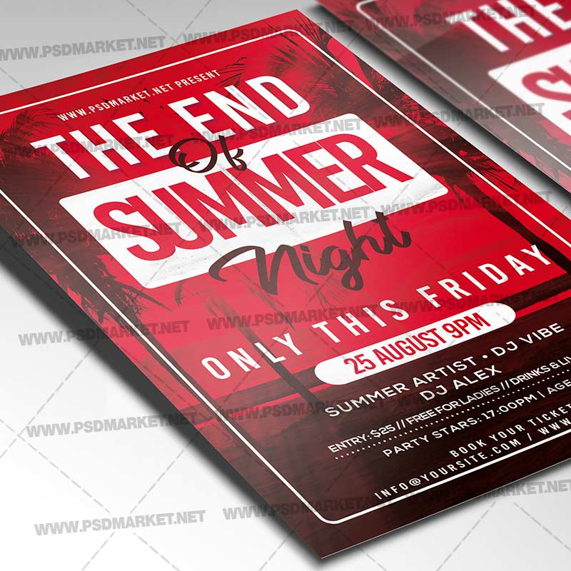 Download The End of Summer Night Flyer - PSD Template-2