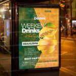 Download Weekend Drinks Flyer - PSD Template-3