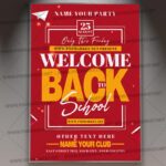 Download Welcome Back To School Event Flyer - PSD Template
