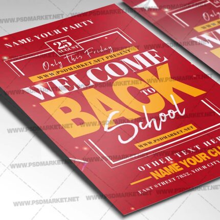 Download Welcome Back To School Event Flyer - PSD Template-2