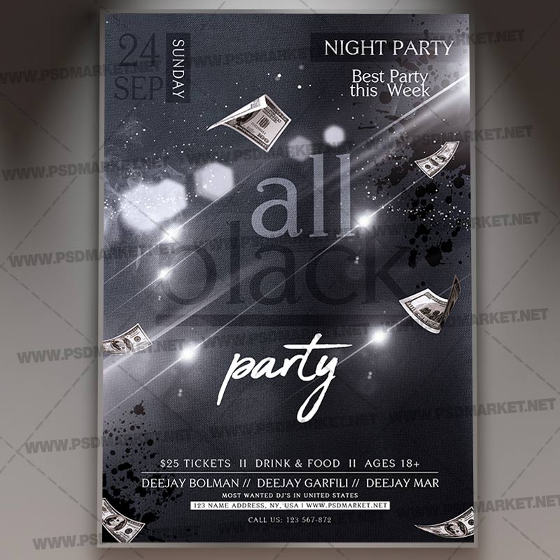 all_club_black_party_flyer_psd_psdmarket_1.jpg Download All Club Black Party Flyer - PSD Template