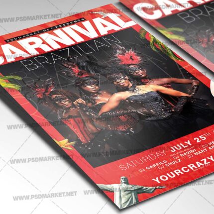 Download Brazilian Festival Flyer - PSD Template-2