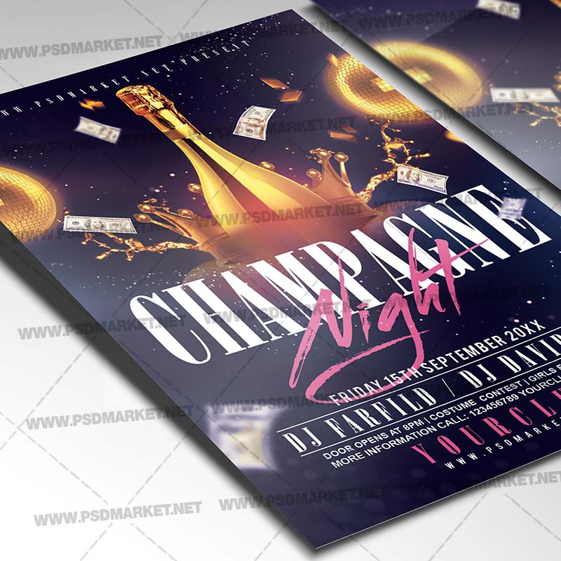 champagne_night_flyer_psd_psdmarket_2.jpg Download Champagne Night Flyer - PSD Template-2