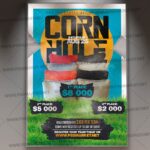 Download Cornhole Championship Flyer - PSD Template
