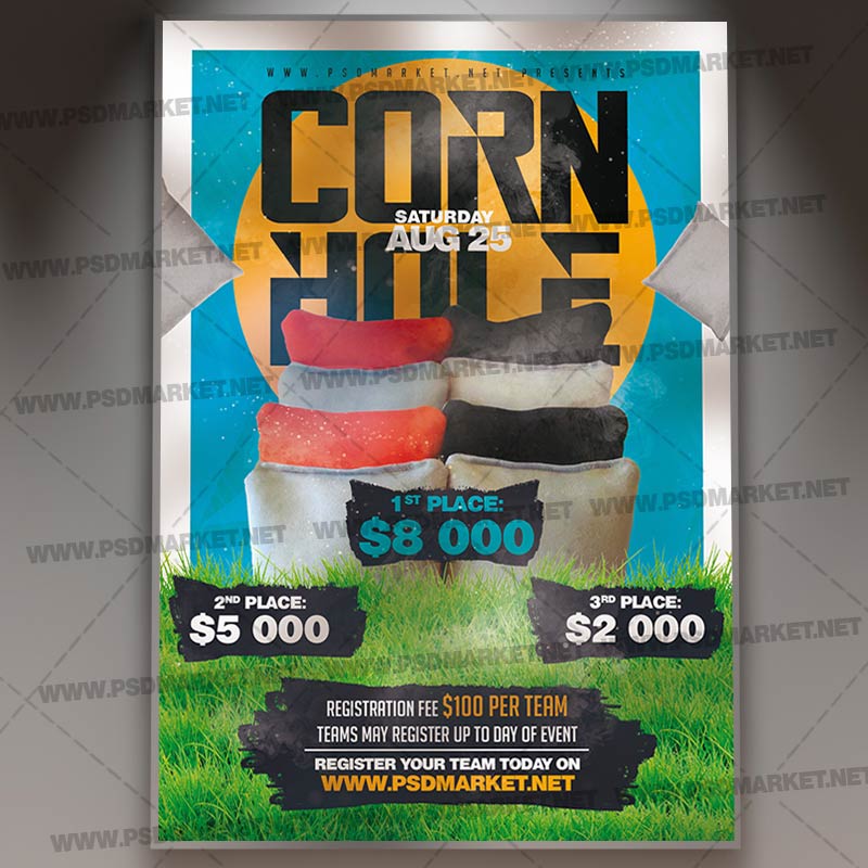 cornhole_championship_flyer_psd_psdmarket_1.jpg Download Cornhole Championship Flyer - PSD Template