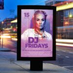 Dj Fridays - Flyer PSD Template | ExclusiveFlyer
