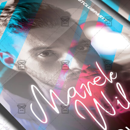 Download Featuring Guest Dj PSD Flyer Template Now