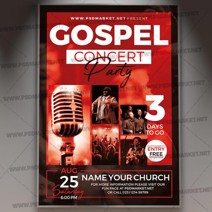 Church - Premium Flyer PSD Template | PSDmarket