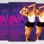 Download Ink Fridays PSD Flyer Template Now