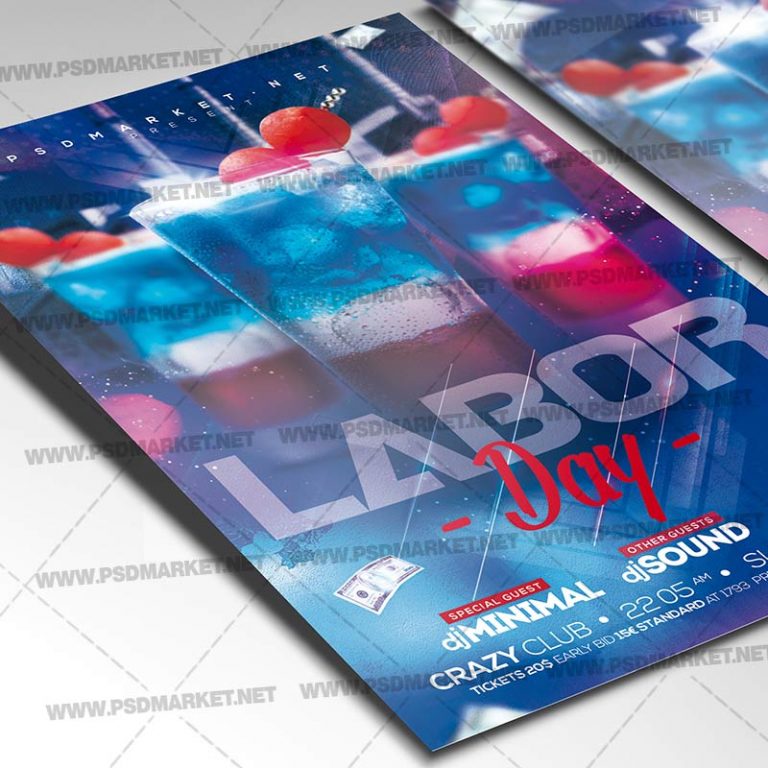 Download Labor Day Sale Flyer - PSD Template | PSDmarket