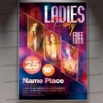 Download Ladies Party Flyer - PSD Template