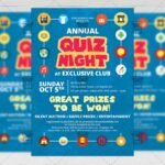 Download Quiz Night PSD Flyer Template Now