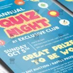 Download Quiz Night PSD Flyer Template Now