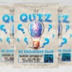Download Quiz Thursdays PSD Flyer Template Now