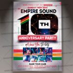 Download Reggae Anniversary Flyer - PSD Template