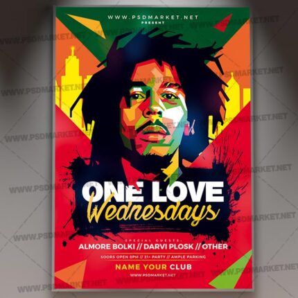 Download Reggae Night Flyer - PSD Template