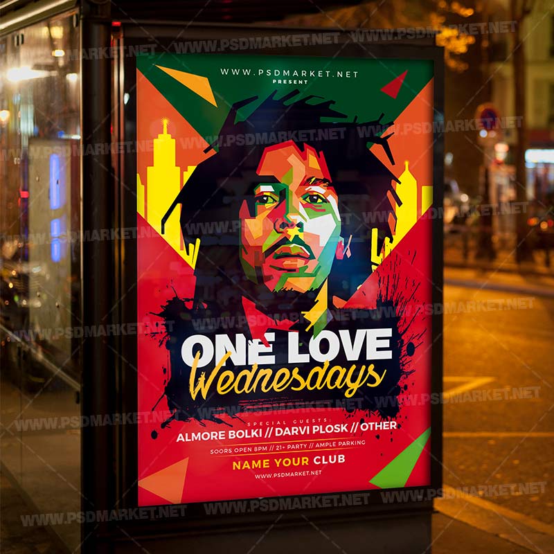 reggae_night_flyer_psd_psdmarket_3.jpg Download Reggae Night Flyer - PSD Template-3