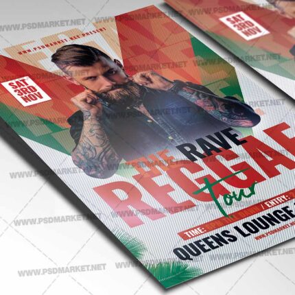 Download Reggae Tour Flyer - PSD Template-2