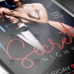 Download Secret Nights PSD Flyer Template Now