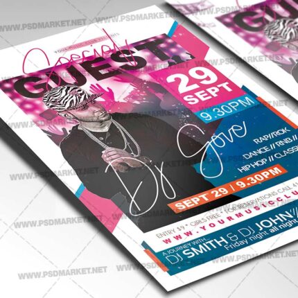 Download Special Guest Night Flyer - PSD Template-2