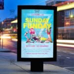 Download Sunday Funday Party PSD Flyer Template Now